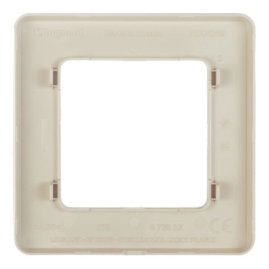 Рамка Legrand Inspiria одноместная слоновая кость (673931)