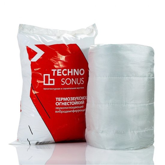 Мат звукоизоляционный ТермоЗвукоИзол Огнестойкий 13 мм 1,5х5 м
