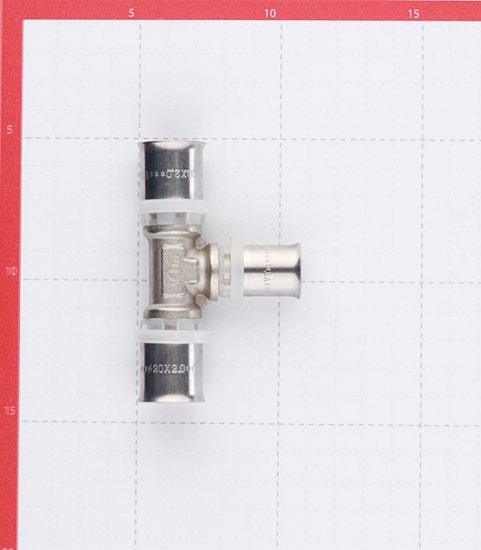 Тройник VALTEC (VTm.231.N.201620) 20(пресс) х 16(пресс) х 20(пресс)