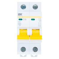 Автомат IEK ВА47-29 2п, 16А, C, 4.5кА