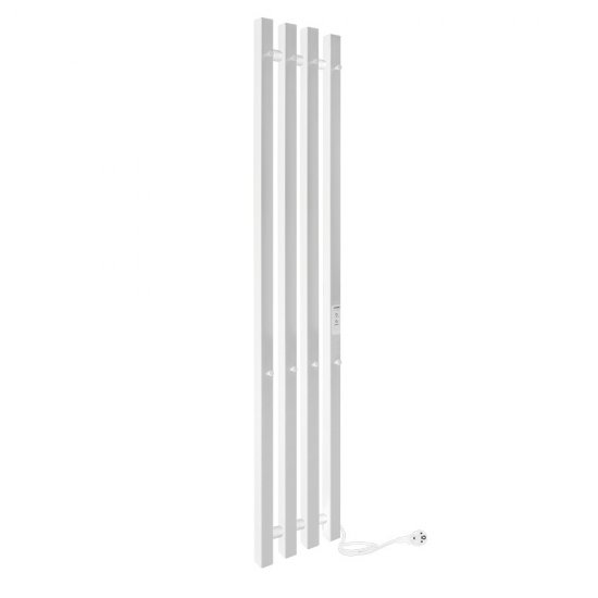 Полотенцесушитель электрический Indigo Style Pro 1200х180 мм 85 Вт с терморегулятором белый