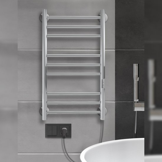 Полотенцесушитель электрический Indigo Line Trinity 800х400 мм 110 Вт с терморегулятором хром