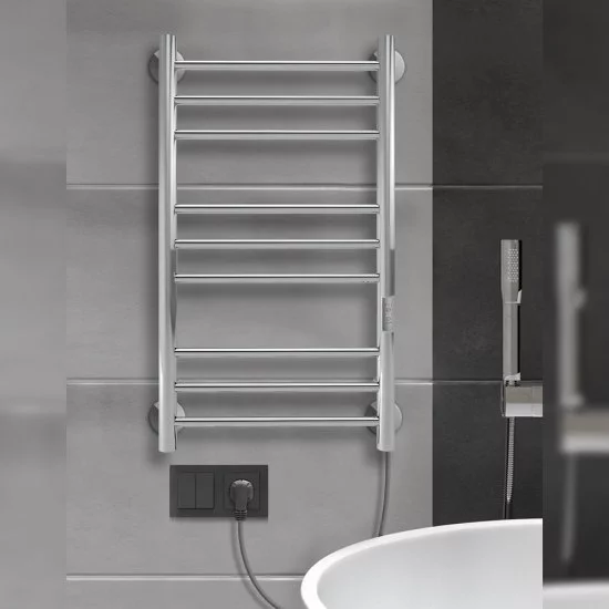 Полотенцесушитель электрический Indigo Line Trinity 800х400 мм 110 Вт с терморегулятором хром