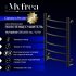 Полотенцесушитель электрический MyFrea MyMadrid 600х400 мм 62 Вт с терморегулятором черный