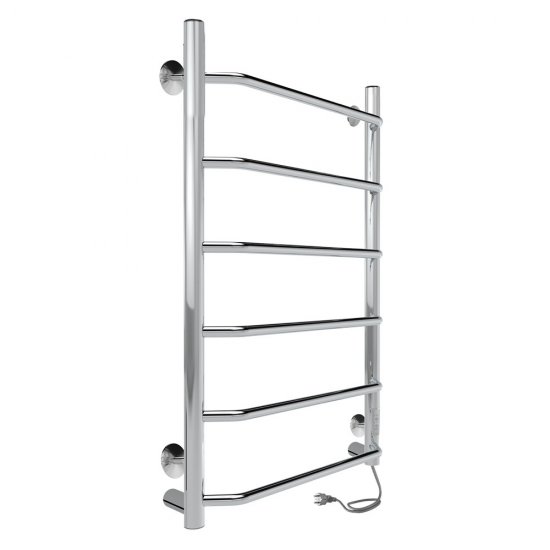 Полотенцесушитель электрический Indigo Roof Lux 800х532 мм 80 Вт с терморегулятором хром