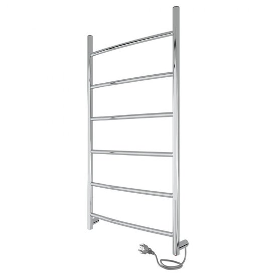 Полотенцесушитель электрический Indigo Arc 700х300 мм 55 Вт хром