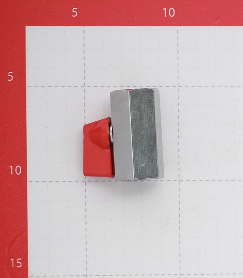 Кран шаровой латунный Valtec 1/2 ВР(г) х 1/2 ВР(г) мини прямой (VT.330.N.04)