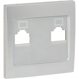 Лицевая панель 2-местной розетки EKF PROxima Валенсия