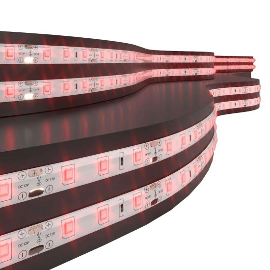 Лента светодиодная SMD 2835 красный свет 12 В 4,8 Вт/м 5 м IP65 Elektrostandard (a040998)