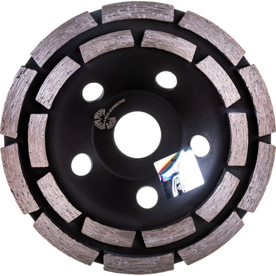 Сегментная двухрядная алмазная чашка TRIO-DIAMOND Про