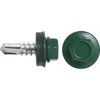 Кровельный саморез swfs ZP 4,8х28 RAL-6005 250 шт.