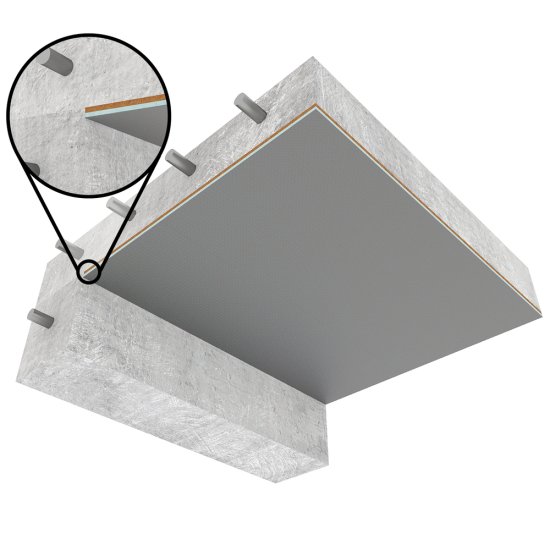 Панель звукоизоляционная Teplofonik+ 12х600х1250 мм армированная