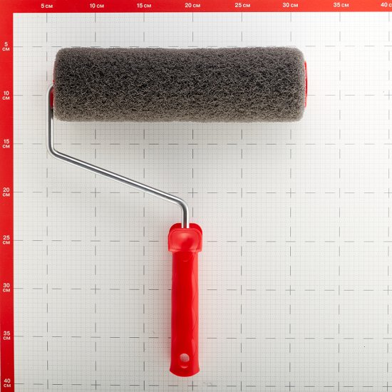 Валик нейлон 250 мм d45 мм ворс 16 мм для шпатлевки с ручкой Beorol