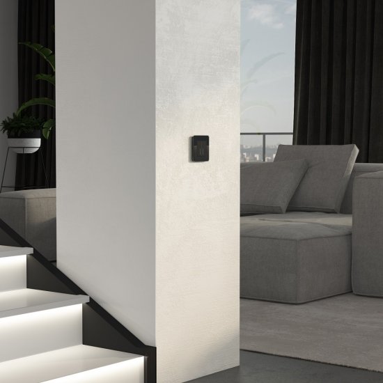 Рамка Werkel Elite одноместная черная (a063819)