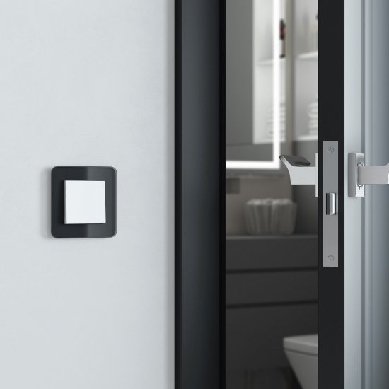 Рамка Werkel Elite одноместная черная (a063819)