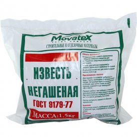 Негашеная известь Movatex Т02366