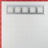 Рамка Systeme Electric Glossa пятиместная алюминий (GSL000305)