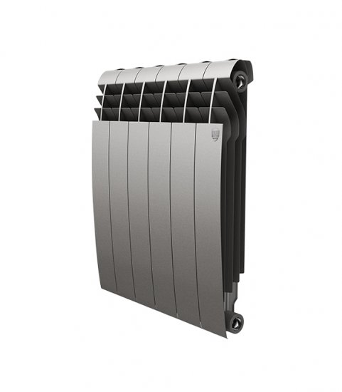 Радиатор биметаллический Royal Thermo BiLiner Silver Satin 500 мм 6 секций 1