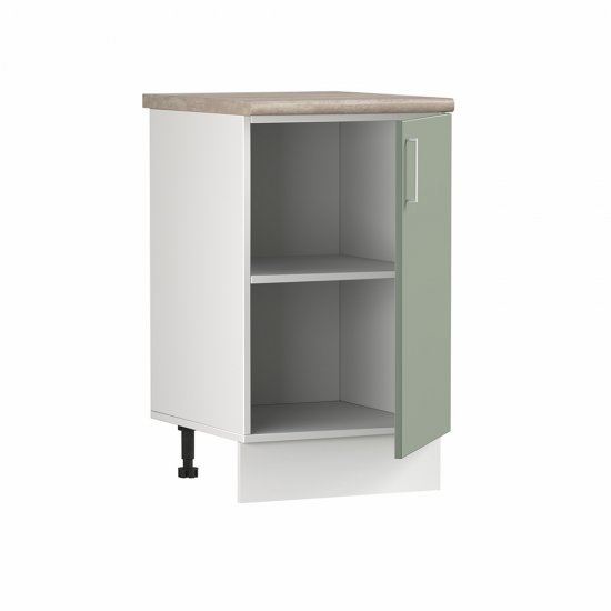 Кухонный модуль напольный 50х84х53,6 см Твэгги зеленый 1 полка