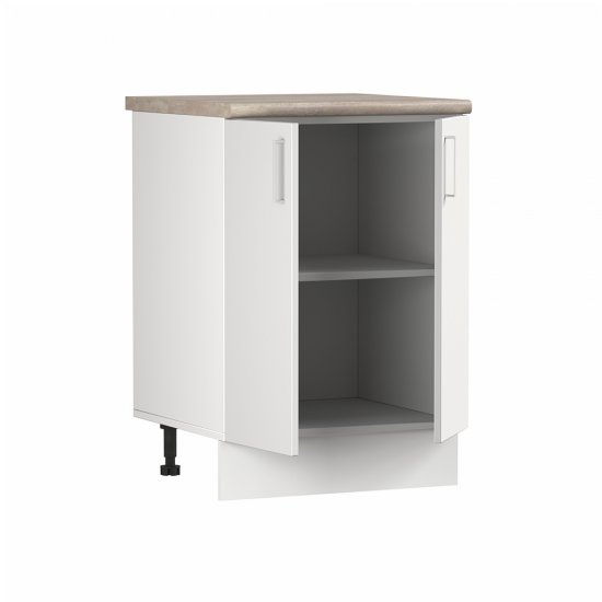 Кухонный модуль напольный 60х84х53,6 см Твэгги белый 1 полка