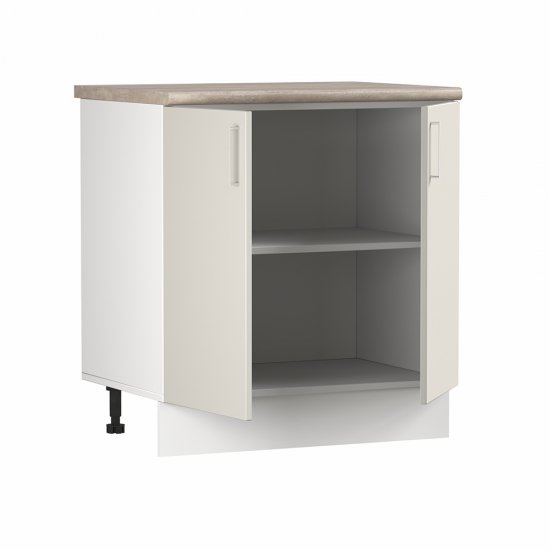 Кухонный модуль напольный 80х84х53,6 см Твэгги ваниль 1 полка