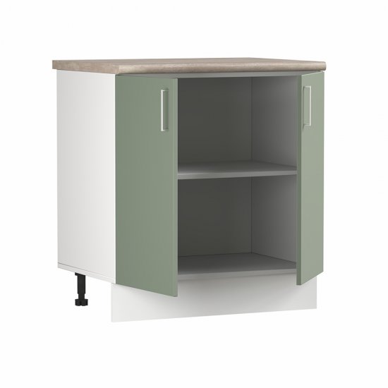 Кухонный модуль напольный 80х84х53,6 см Твэгги зеленый 1 полка