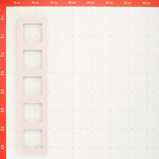 Рамка Legrand Inspiria пятиместная розовая (673974)