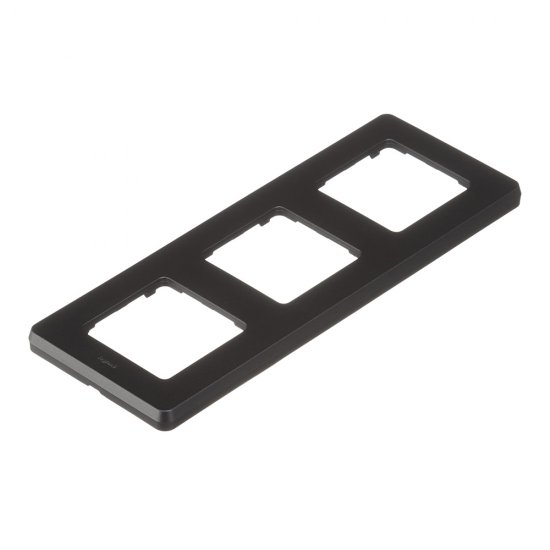 Рамка Legrand Inspiria трехместная антрацит (673953)