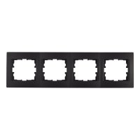 Рамка Lezard Karina четырехместная черный бархат (707-4200-149)