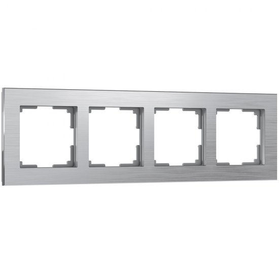 Рамка Werkel Aluminium четырехместная алюминий (a050953)