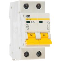 Автомат IEK ВА47-29 2п, C, 25А, 4.5кА