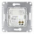 Розетка USB Systeme Electric Glossa встраиваемая алюминий 2хUSB-A (GSL000333)
