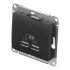 Розетка USB Systeme Electric Glossa встраиваемая антрацит 2хUSB-A (GSL000733)