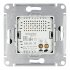 Розетка USB Systeme Electric Glossa встраиваемая антрацит 2хUSB-A (GSL000733)