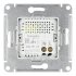 Розетка USB Systeme Electric Glossa встраиваемая белая 2хUSB-A (GSL000133)