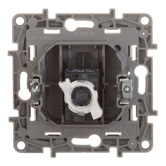 Розетка компьютерная Legrand Etika встраиваемая алюминий RJ45 (672441)