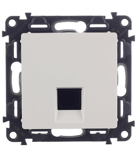 Розетка компьютерная Legrand Valena Life встраиваемая белая RJ45 (753440)