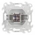 Розетка компьютерная Simon 24 Harmonie встраиваемая белая RJ45 (2410598-030)