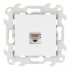 Розетка компьютерная Simon 24 Harmonie встраиваемая белая RJ45 (2410598-030)