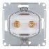 Розетка аудио Systeme Electric AtlasDesign встраиваемая алюминий (ATN000387)