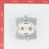 Розетка аудио Systeme Electric AtlasDesign встраиваемая бежевая (ATN000287)