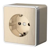 Розетка Werkel Gallant накладная шампань (a051038)