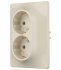 Розетка Systeme Electric Glossa встраиваемая бежевая (GSL000224)