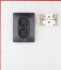 Розетка Systeme Electric Glossa встраиваемая антрацит (GSL000720)