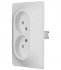 Розетка Systeme Electric Glossa встраиваемая белая (GSL000120)
