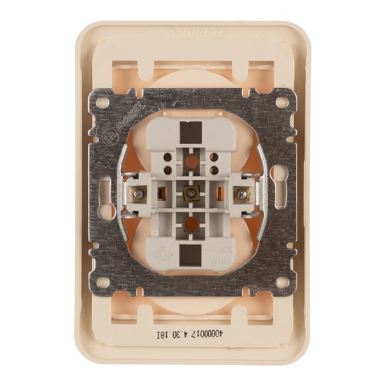 Розетка Makel Mimoza встраиваемая бежевая (25017)