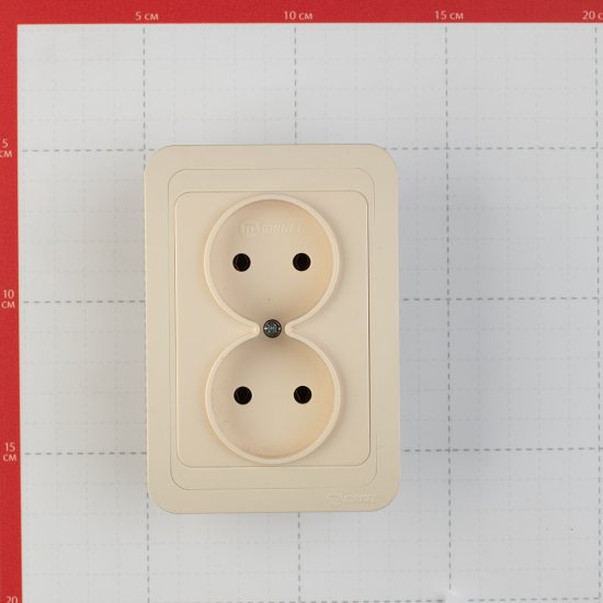 Розетка Makel Mimoza встраиваемая бежевая (25017)