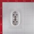 Розетка Systeme Electric AtlasDesign встраиваемая белая (ATN000124)