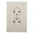 Розетка Systeme Electric AtlasDesign встраиваемая бежевая (ATN000220)