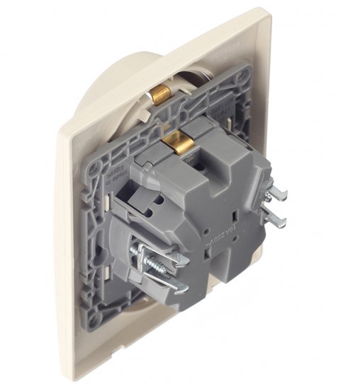 Розетка Legrand Etika встраиваемая слоновая кость (672323)